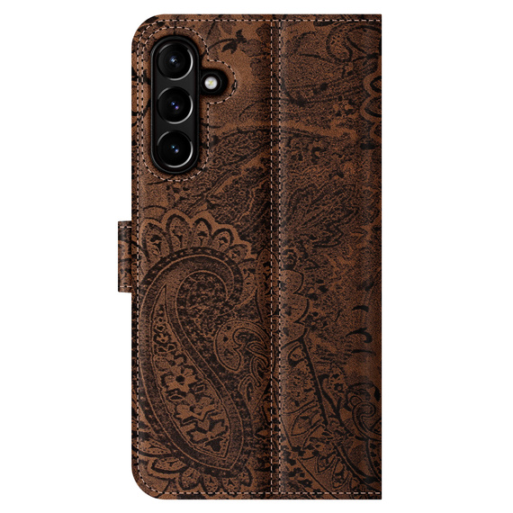 Echtleder Klapphülle Premium – Samsung Galaxy S25 Plus - Floral