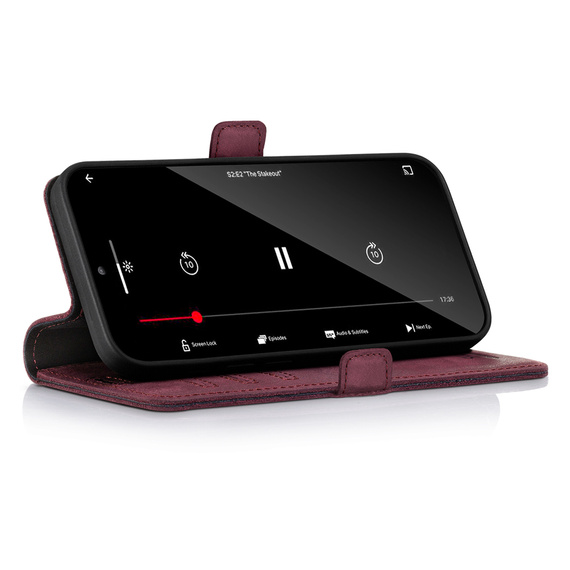Echtleder Klapphülle Premium – Samsung Galaxy S25 Plus