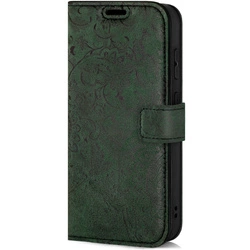 Echtleder Klapphülle – Samsung Galaxy S25 - Floral